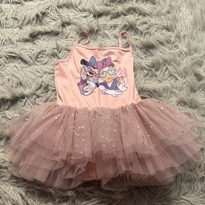 Disney Daisy Duck Minnie Mouse Pink Tulle Tutu Dress - Sparkle Stars